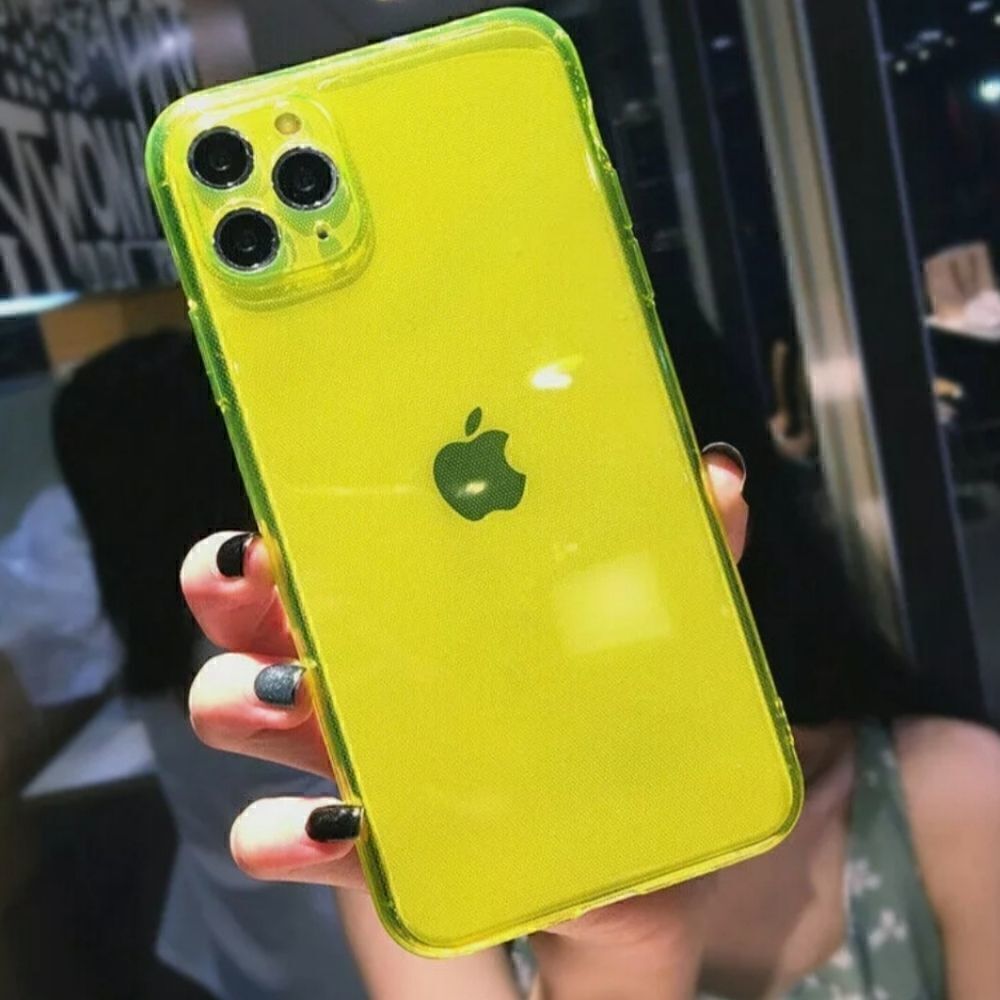 Neon Fluorescent Color Clear Case Cover - Picture 9 of 10